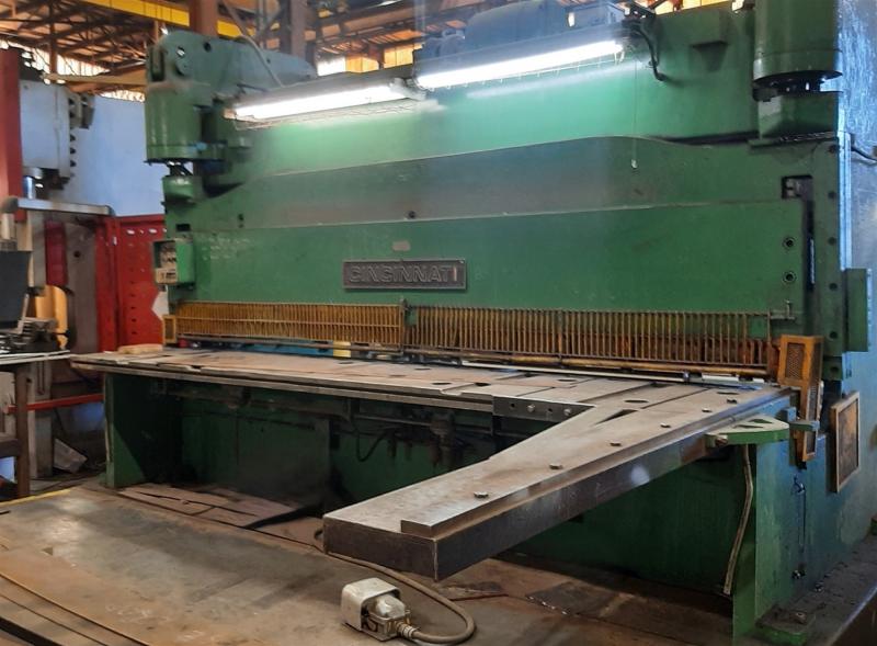 Cincinnati hydraulic shear 3/8" x 12',